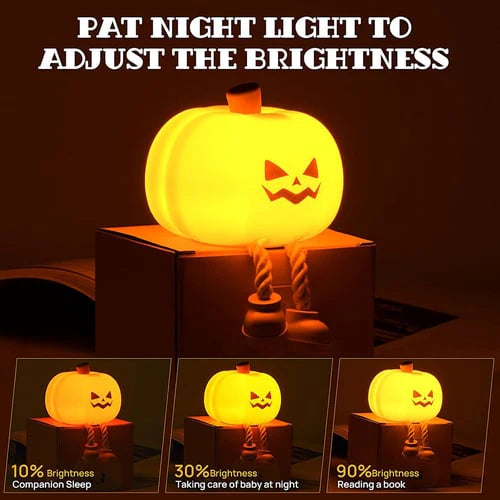 🔥2025NEW-Final 3 Hours: 80% OFF - Mischievous Grinning Pumpkin Night Light🎃