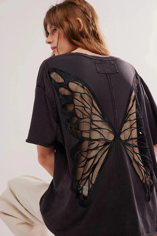 2025 New🔥Butterfly Backless Shirt