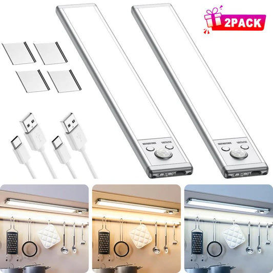 2025NEW🎁TAILEDEN Under Cabinet Lights,76LED Motion Sensor Night Light Indoor