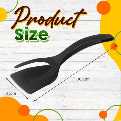 🔥2025NEW-All Day Cook 2 in 1 Spatula Tongs🎁Buy 1 get 2 free!