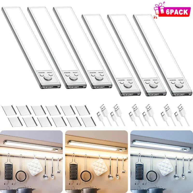 2025NEW🎁TAILEDEN Under Cabinet Lights,76LED Motion Sensor Night Light Indoor