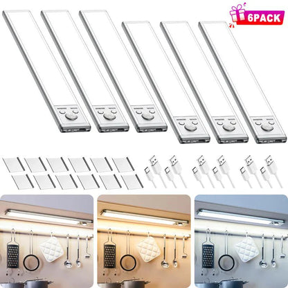 2025NEW🎁TAILEDEN Under Cabinet Lights,76LED Motion Sensor Night Light Indoor