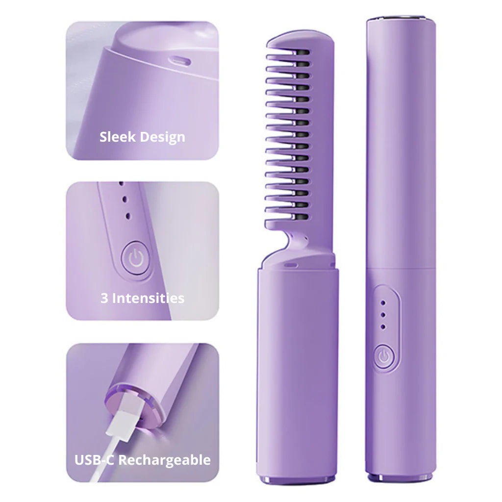 2025new🎁Luma Portable Hair Straightener Comb